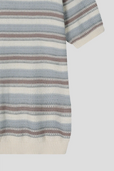[S/S] Inconnect stripe kara half knit(3color)