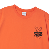 25SS ニュースペーパーラビットショートスリーブTシャツ オレンジ