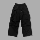Bake Wide Cargo Pocket Nylon Pants