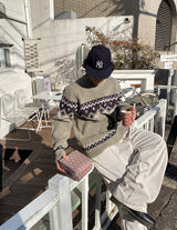 No.1074 cross nordic KNIT (3color)