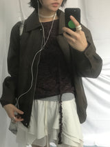 クリーミースターニットトップ