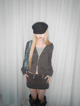 angular tweed hat 