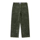 w&sコーデュロイファティーグパンツ olive khaki