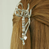 バタフライビーズメタルヘアクルー