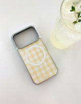 [MADE]ピクニックレモン エポキシ シルバー MagSafe対応 iPhoneケース