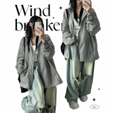 Road Summer High-Neck Windbreaker Zip-Up Jumper