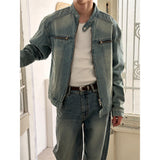 [PROMOTION] Domingo biker denim jacket (2color)