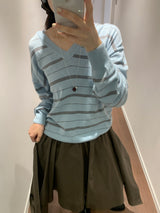 Aberdeen Striped Knit (3color)