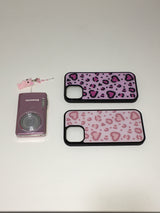 heart leopard (pink) case 