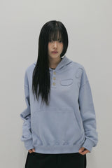  BPT Symbol Logo Appliqué Hoodie Sky Blue
