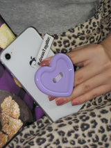 [Formica] Grape choco button tok (Heart), Mag safe