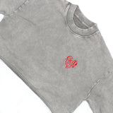 God Loves You Cropped Vintage Sweat