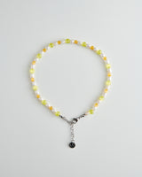 MP021 FRESHWATER PEARL WITH NATURAL STONE NECKLACE 