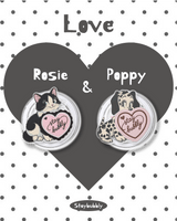 [LOVE ROSIE] キュートキャット マグセーフスマートトック