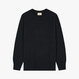 ストレンジャークラシックフィットエッセンシャルクルーネックセーター (Black)