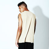 DB-026 SLEEVELESS BOX TEE SANDタンクトップ