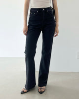 shade bootscut black jean