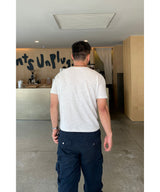 [1+1] ミニワッフルクロップマッスルTシャツ