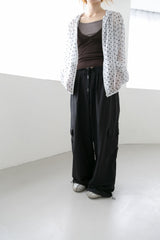nylon tuck stopper cargo pants(3colors)