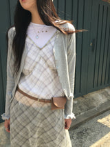 Sheer Check Long One Piece (1color)