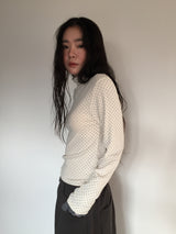 Polka Dot Turtleneck Long Sleeve (5color)
