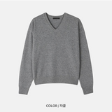 ステディ クロップ Vネック ニット(6color)