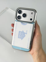 House Magsafe Button Card Pocket(Blue)