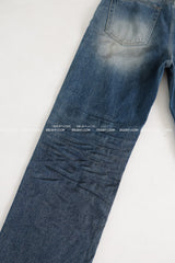 [UNISEX] Vintage washed low wide jeans