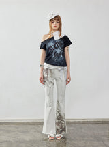 Emoha Star Off-shoulder Top