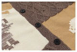Preppy Animal Jacquard Knit Cardigan