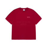 24FW SNOW BEAR SHORT SLEEVE T-SHIRT DARK RED