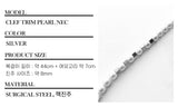 a pearl necklace_CLEF TRIM PEARL NEC
