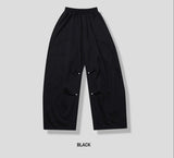 [Unisex]インシジョンワイドストリングスウェットパンツ(3color)