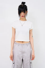 Camilla basic crop T-shirt