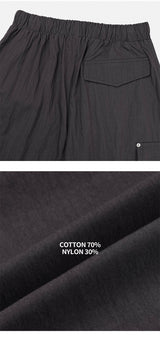 [UNISEX] フラップストリングカーゴバンディングパンツ (2color)