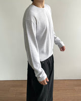 Soph Crop Waffle Long Sleeve