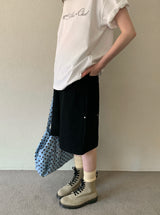 [MADE/XS-XL] five-pocket bermuda pants