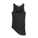 カウルドレープ2WAYトップ (CHARCOAL)