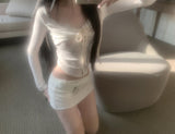 Furreni Lace Strap Top (ivory)