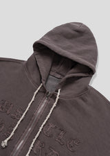 Noxie Pigment Embroidered Two-Way Hood Zip Up