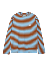 スターロゴストライプ'L/S（ブルー/ブラウン）