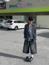 Washed Keyring Bermuda Pants (3 Colors)