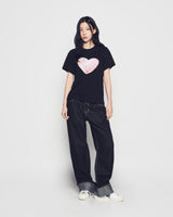 25FW WOMAN HEART DOUGHNUT SHORT SLEEVE T-SHIRT