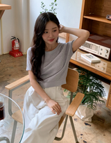 Pastel Summer Raglan Short Sleeve Knit (5color)