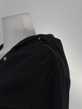 オールクリートスナップラップフーディドTシャツ