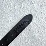 Black Lace Stitch Belt