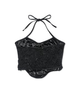 judy lace halter top (3colors)