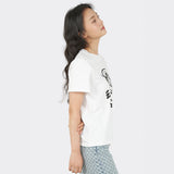 Hahoetal Graphic short sleeve t-shirts (White)