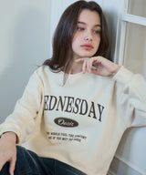 Signature Semi-Crop Sweatshirt_Cream