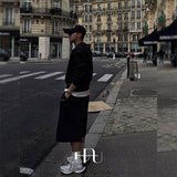 [HFORUS MADE] Armor Cut Off Bermuda Pants IN BLACK